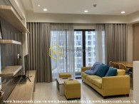 Quiet apartment with 2 bedrooms for rent in Masteri Thao Dien