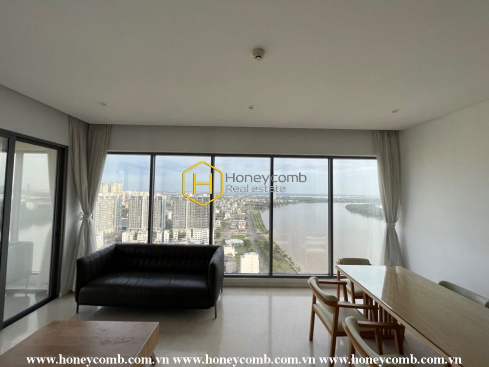 Căn hộ hiện đại thiết kế cho sự thoải mái và phong cách tại Diamond Island