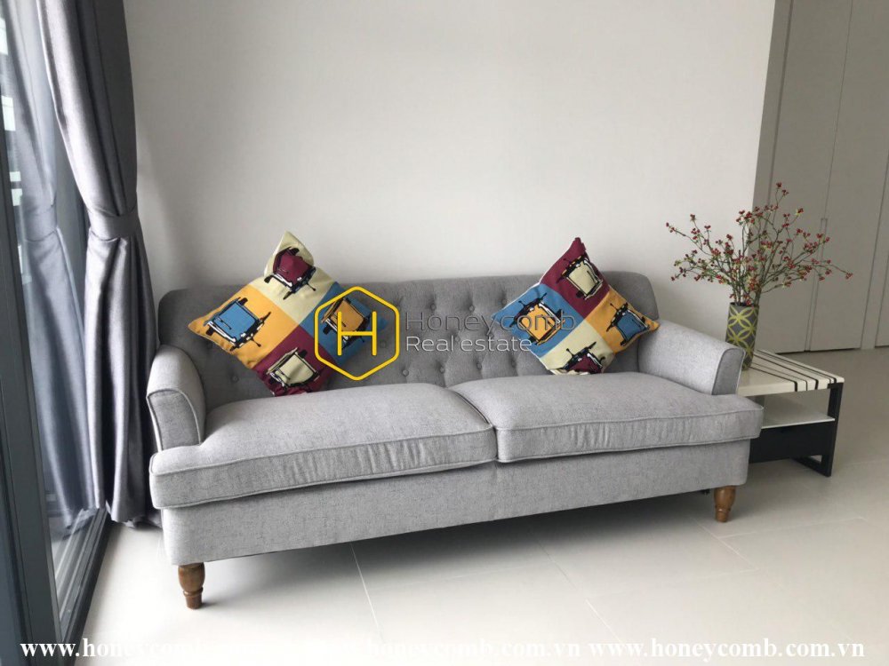 Căn hộ City Garden với 1 phòng ngủ cùng đầy đủ nội thất cho thuê