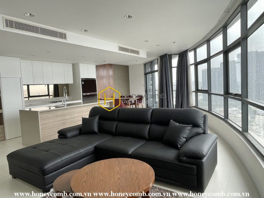 Căn hộ 3 phòng ngủ hiện đại mang hơi thở thành thị tại City Garden cho thuê