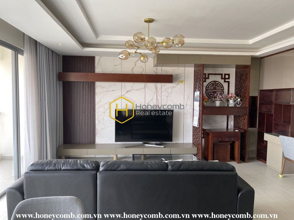 Căn hộ thiết kế đầy cuốn hút với nội thất ấn tượng cho thuê tại Diamond Island