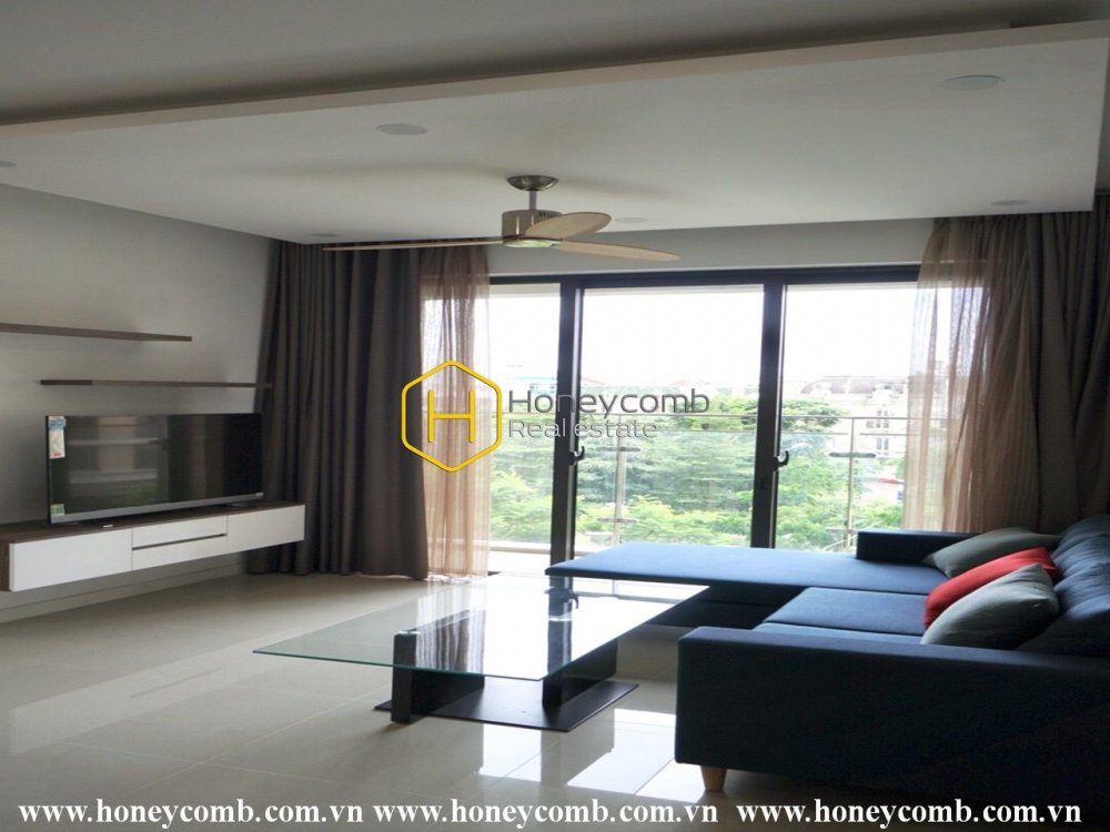 Căn hộ 2 giường ngủ được trang trí tuyệt đẹp cho thuê tại The Estella Heights