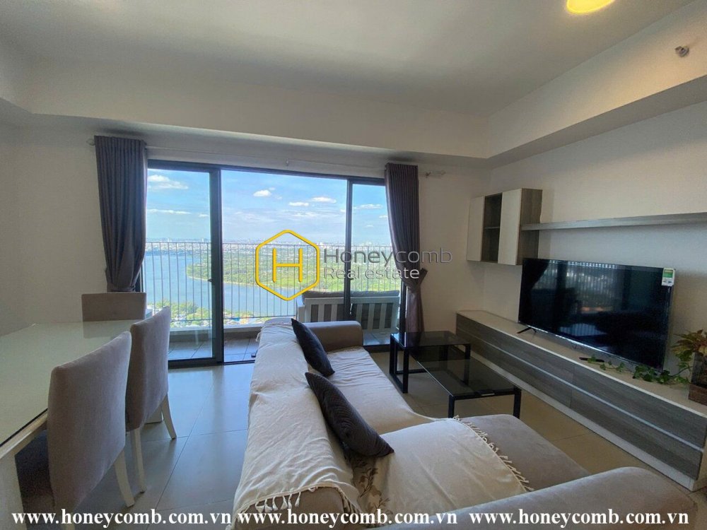 Căn hộ theo phong cách hiện đại, nội thất hoàn toàn mới cho thuê ở Masteri