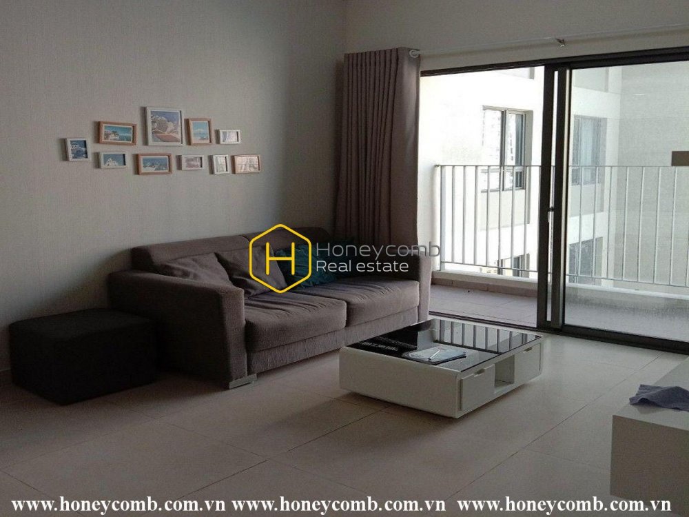 Căn hộ hai phòng ngủ cho thuê tại Masteri Thảo Điền, tầm nhìn ra công viên