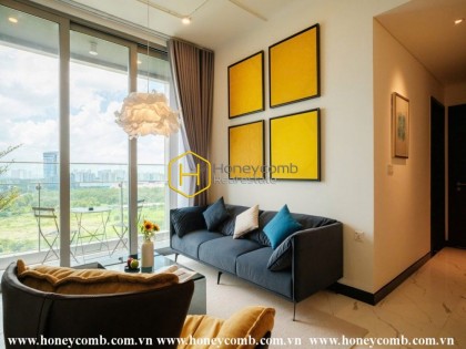 A gleaming apartment shining in Empire City