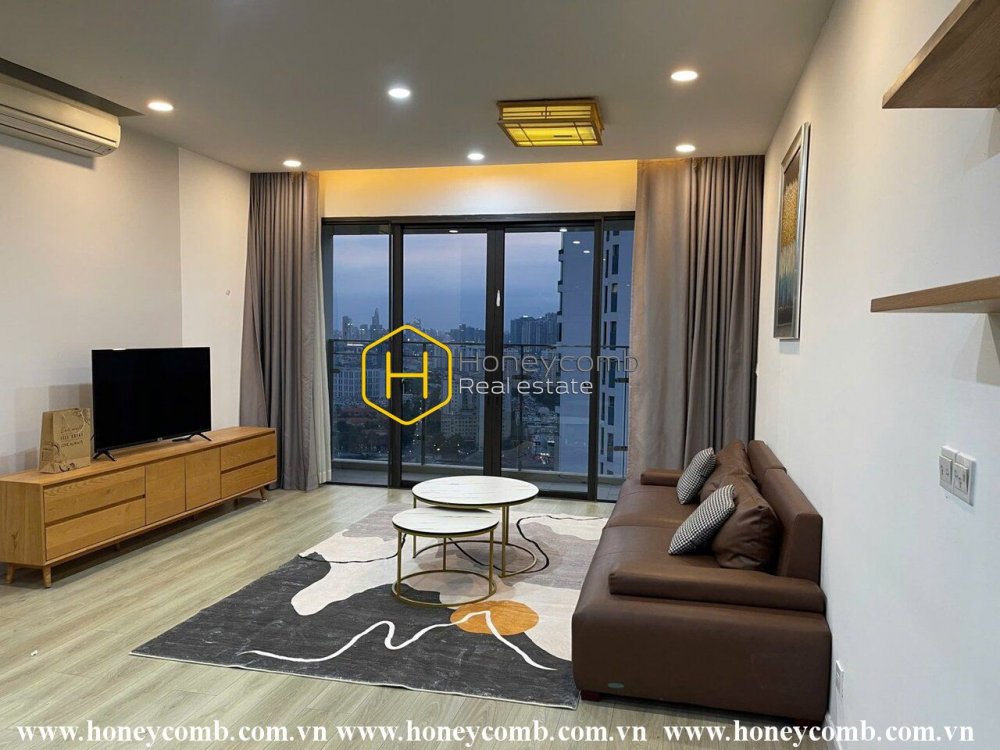 Căn hộ 3 phòng ngủ hiện đại ở tầng cao tại The Estella Heights cho thuê