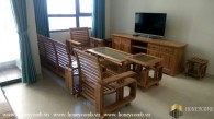 2 bedrooms apartment for rent in Masteri Thao Dien, Wooden furrniture