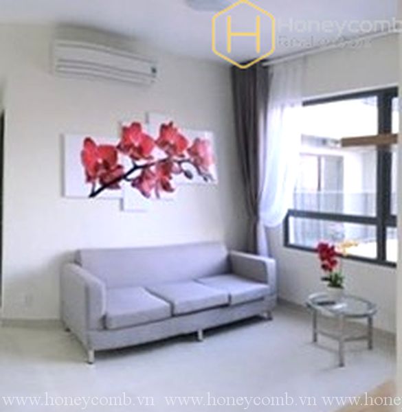 Căn hộ 2 phòng ngủ ở tầng cao và bếp mở tại Masteri Thảo Điền cho thuê