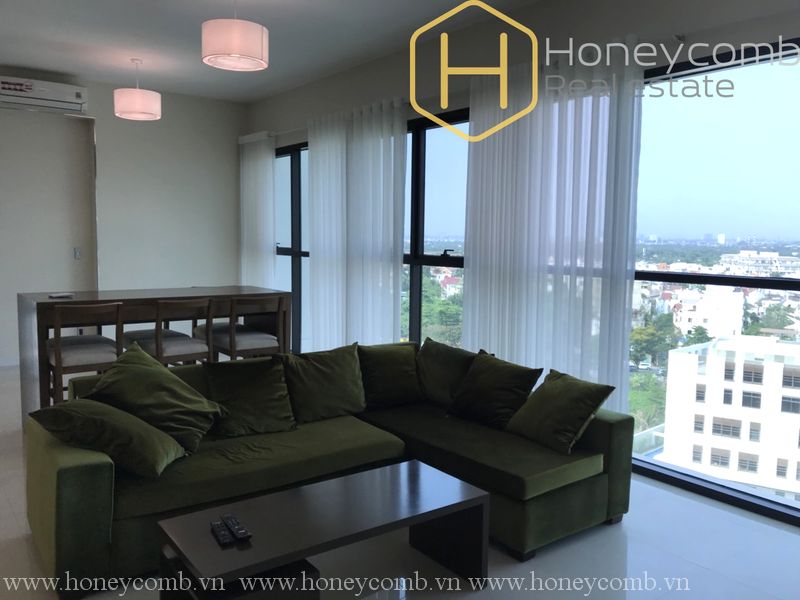 Cho thuê căn hộ The Ascent Thảo Điền với 2 phòng ngủ cùng tầm nhìn ra sông cực đẹp