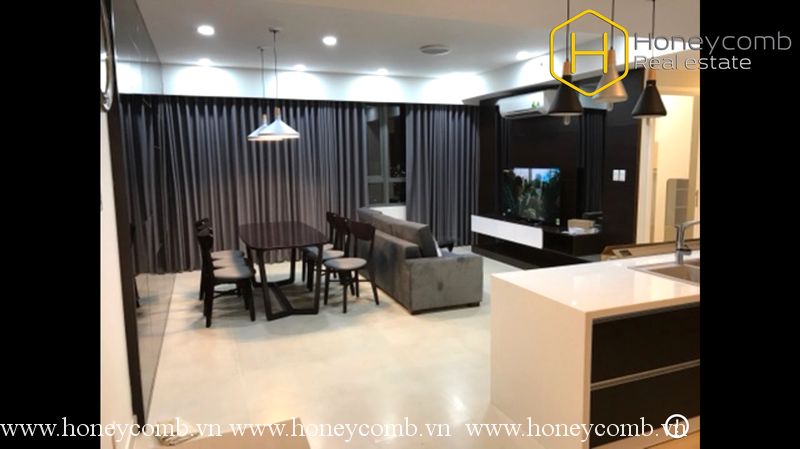 Cho thuê căn hộ 3 phòng ngủ tại Masteri Thảo Điền với nội thất sang trọng