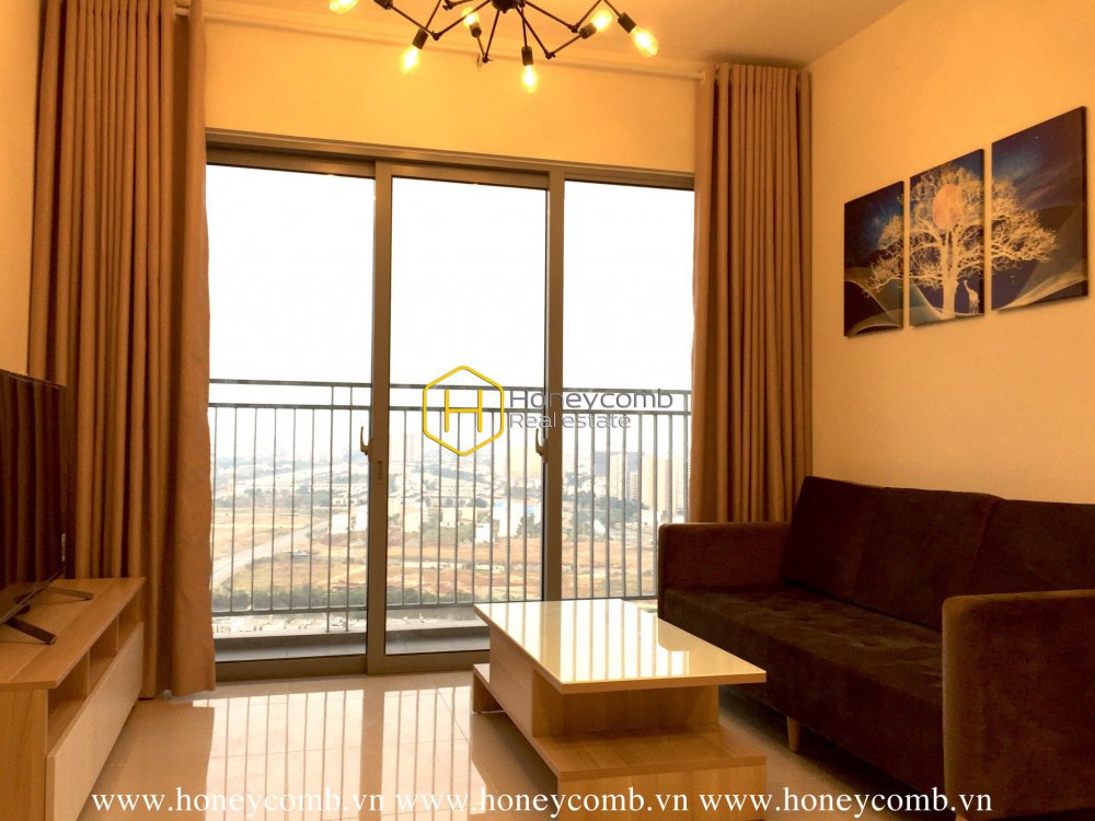 Căn hộ thiết kế ấm cúng và hiện đại cho thuê tại Palm Heights