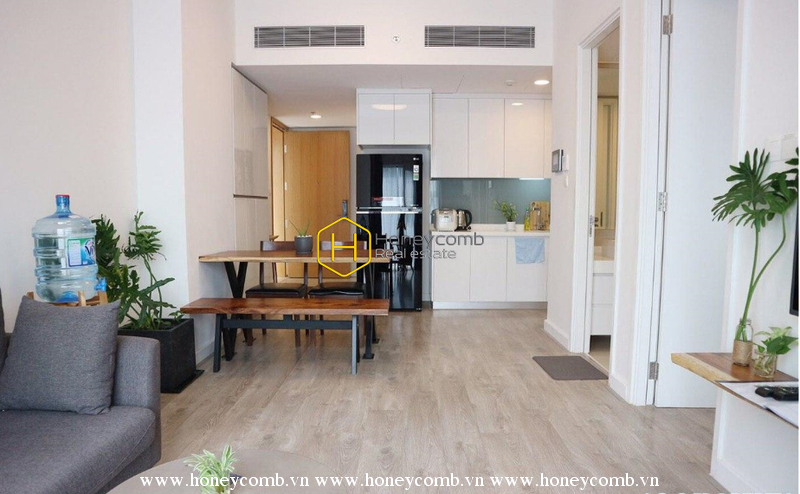 Căn hộ ở Gateway: Nội thất gỗ mộc mạc cùng phong cách Vintage ấn tượng