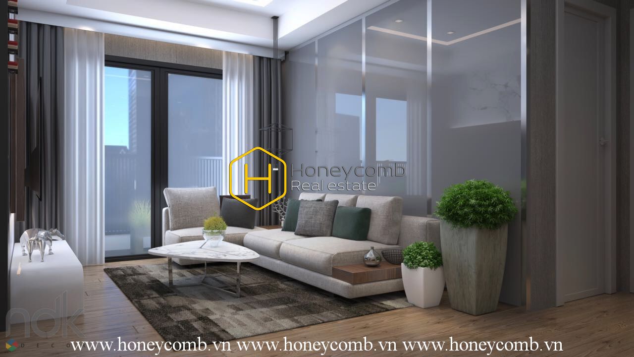 Căn hộ đẹp và hiện đại tại Masteri Thao Dien với 3 phòng ngủ cho thuê