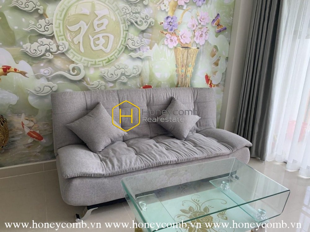 Căn hộ thiết kế đầy màu sắc cho thuê tại The Sun Avenue