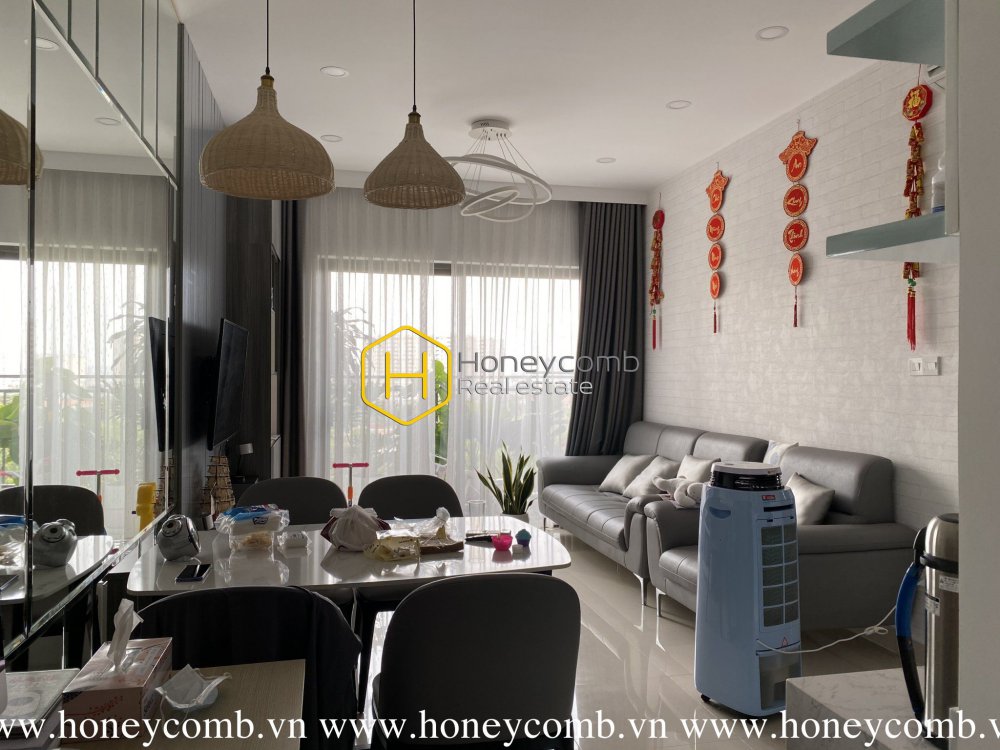 Căn hộ thiết kế hoàn thiện cho không gian sống gia đình cho thuê tại The Sun Avenue