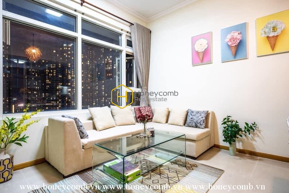 Well-designed and vintage apartment for rent in Sai Gon Pearl