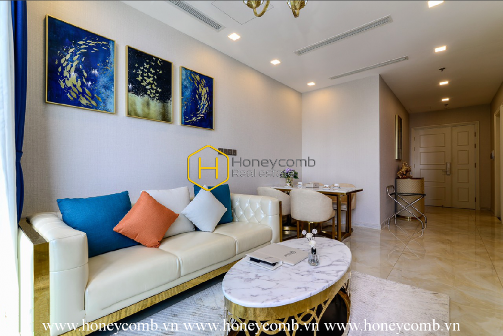 Enjoy sunny morning by river in this charming and glorious apartment in Vinhomes Golden River