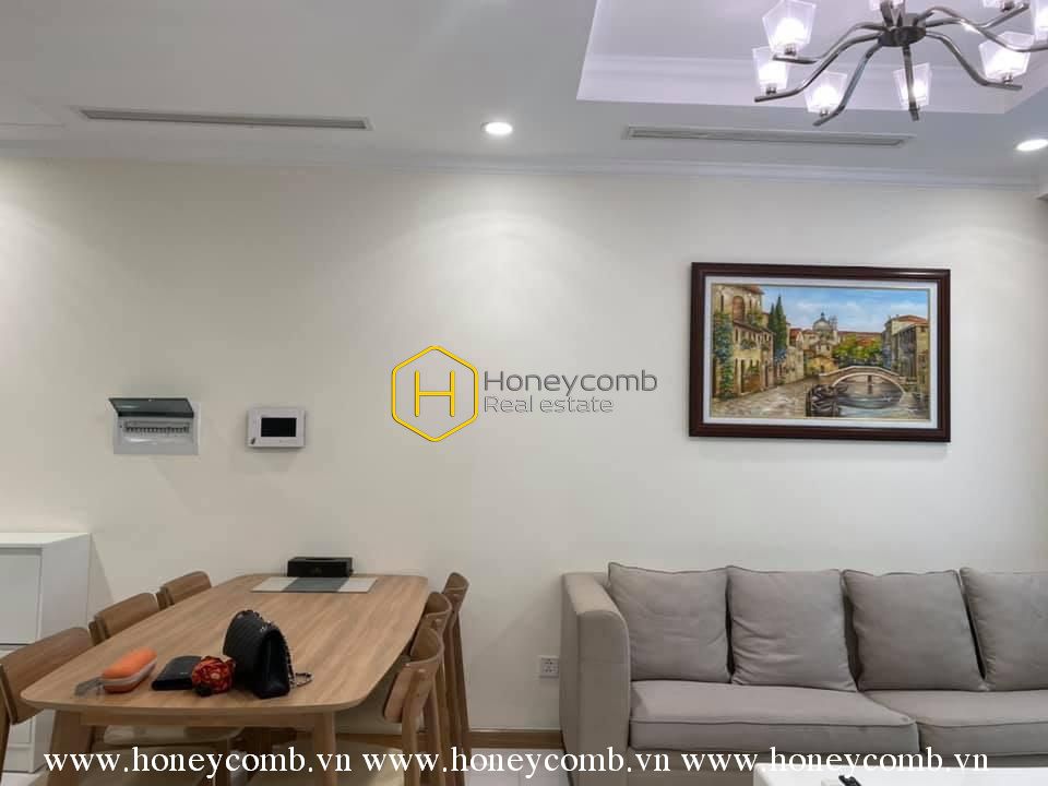 Thiết kế đơn giản cùng căn hộ hoàn thiện tỉ mỉ cho thuê tại Vinhomes Central Park