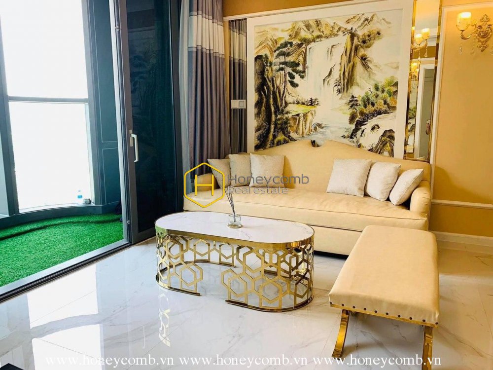 Phong cách sang trọng với căn hộ cảm hứng hoàng gia cho thuê tại Vinhomes Central Park