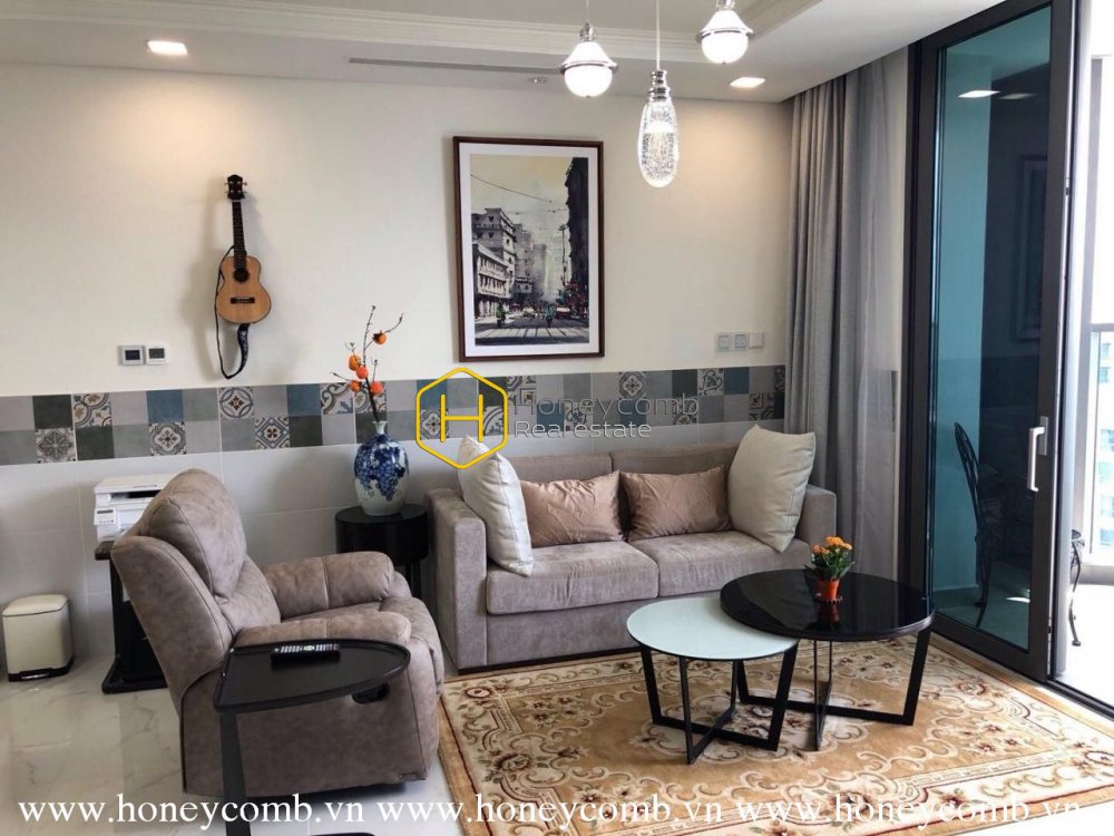 Căn hộ đậm chất nghệ thuật cùng các bài trí nhẹ nhàng cho thuê tại Vinhomes Central Park