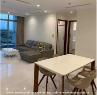 Spacious with semi-open kitchen apartment for rent in Vinhomes Central Park