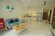 Perfectly designed for family living space apartment in Vinhomes Central Park for lease