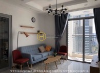 Cozy living space with simple layout apartment for rent in Vinhomes Central Park