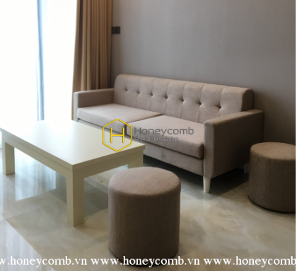 Căn hộ 1 phòng ngủ mới rất ấm cúng ở Vinhomes Golden River.