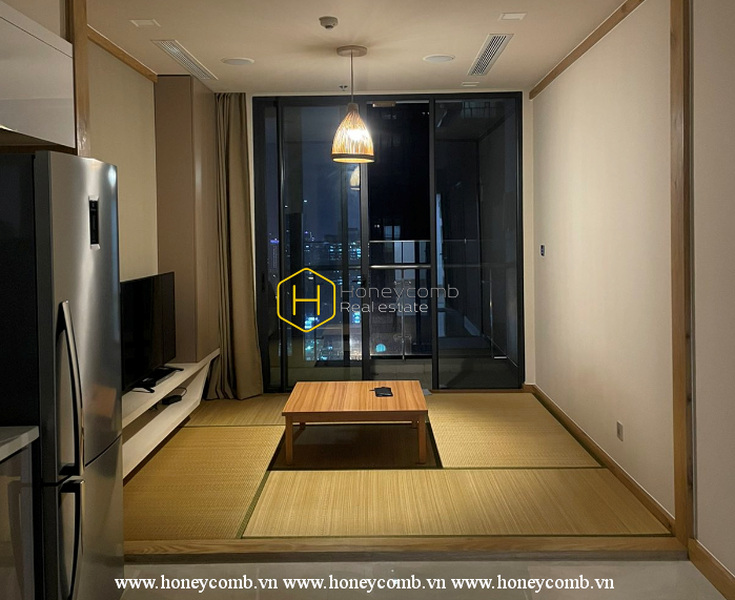 An apartment for rent in Vinhomes Golden River designed in Japanese style