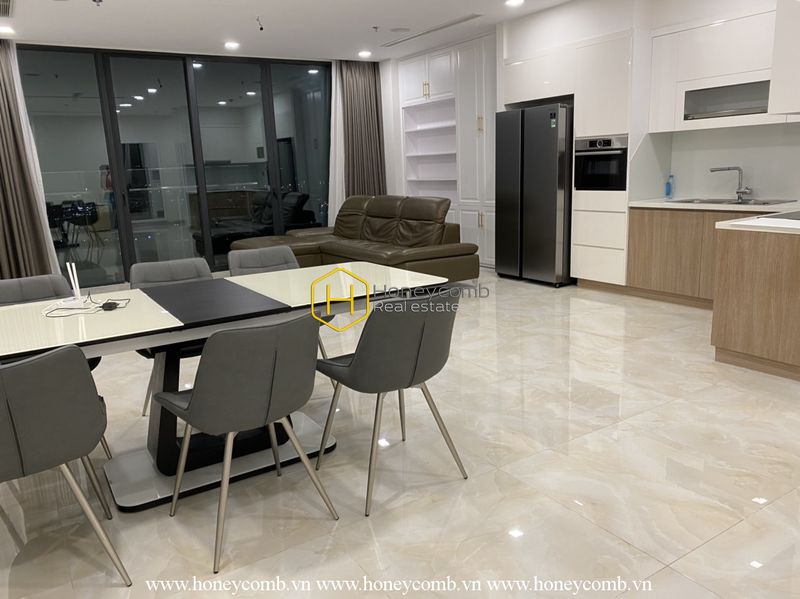 Break through the delicate  in our Vinhomes Golden River apartment