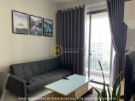 The 2 bed-apartment with neutral colour and elegant style at Masteri An Phu