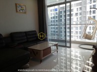 A special apartment in Vinhomes Central Park with monochrome interior