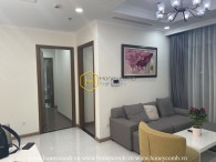 Vinhomes Central Park apartment:  minimalist aesthetic of the home design