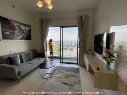 The 2 bedrooms-apartment with rustic style in Masteri Thao Dien