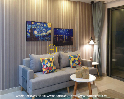 What a bright and impressive 2 bedroom-apartment at Masteri Thao Dien !