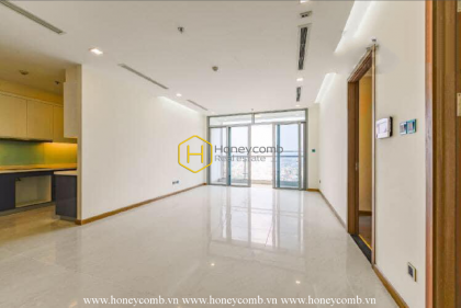 Elegant layout in this unfurnished apartment for rent in Vinhomes Central Park