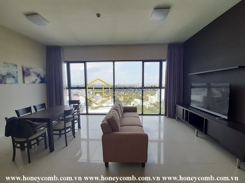 Căn hộ lý tưởng với 3 phòng ngủ cho thuê tại The Ascent Thảo Điền