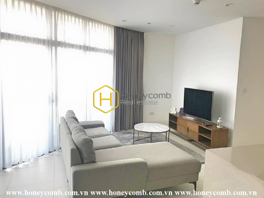 Căn hộ 2 phòng ngủ tuyệt vời với thương hiệu mới tại City Garden cho thuê