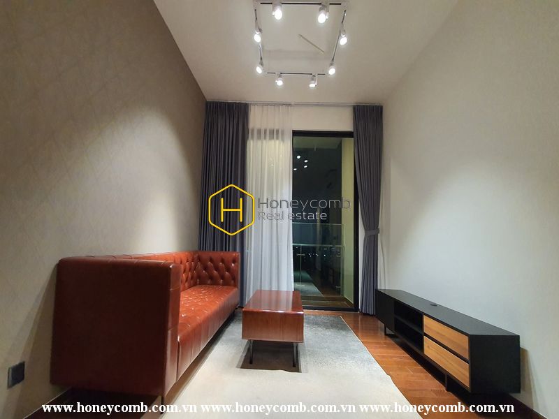 Căn hộ đẹp với nội thất mộc mạc cho thuê ở D'edge