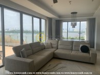 Enjoy the airy riverside view with this luxury furnished apartment in Diamond Island