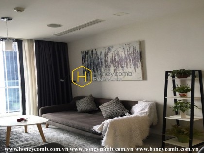 Không khí đơn giản nhưng sang trọng được tạo ra trong căn hộ Vinhomes Golden River này