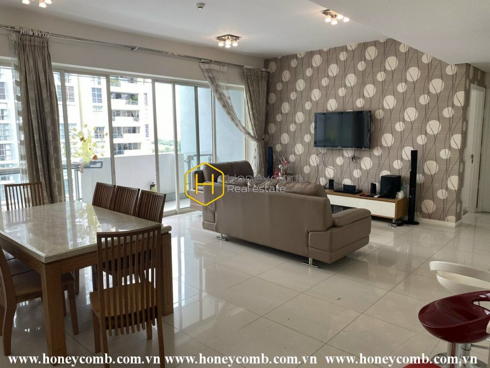 Complex layout with smart furniture in The Estella apartment