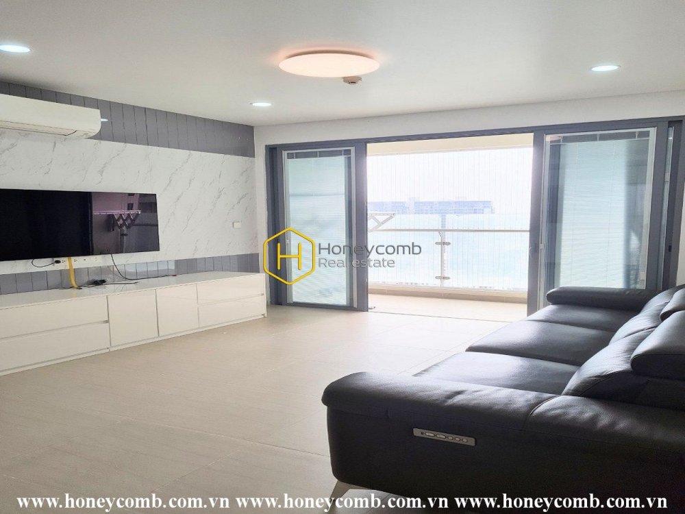 Sự kết hợp màu xám tuyệt vời trong căn hộ Diamond Island