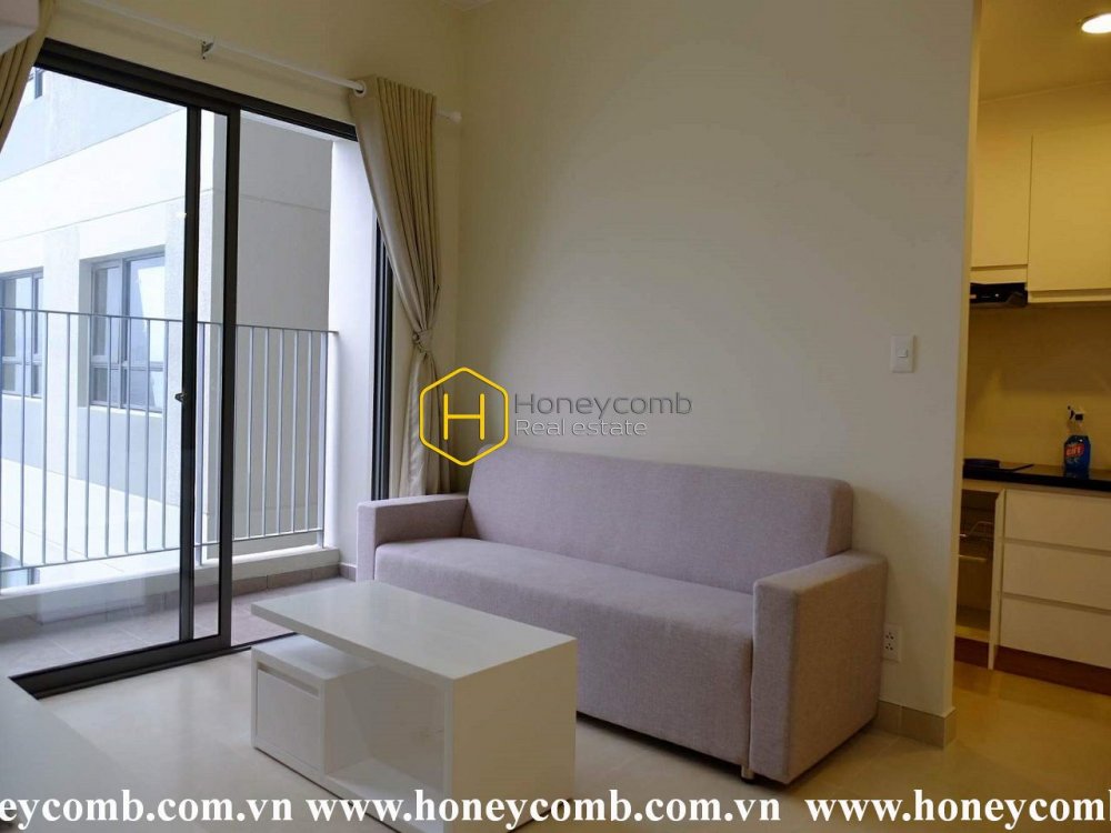 Căn hộ 2 phòng ngủ nhìn ra hồ bơi và tầng cao tại Masteri Thảo Điền cho thuê