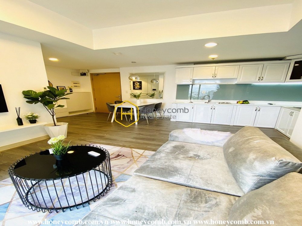 Căn hộ đầy đủ nội thất cùng thiết kế ấm cúng cho thuê tại Masteri Thảo Điền