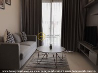 Masteri Thao Dien apartment: a combination of deep dark grey and fresh light white