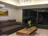 Full furniture with two bedrooms apartment and high floor for rent in Masteri Thao Dien