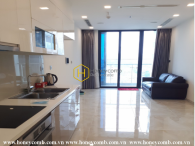 Basic furnished apartment with cool river view in Vinhomes Golden River