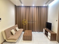 Embracing the enchanting city on this impressive furnished apartment in Vinhomes Central Park