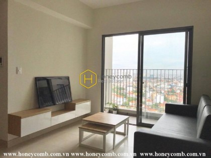 Two bedrooms apartment with high floor in Masteri Thao Dien for rent
